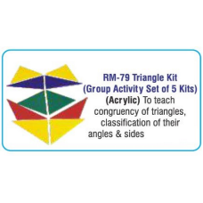 Triangle Kit (Group Activity set of 5 kits) Acrylic