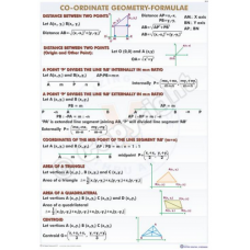 Co-Ordinate Geometry Formula