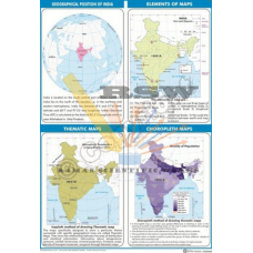 Geographical Position of India, Elements of Maps, Thematic & Choropleth Maps